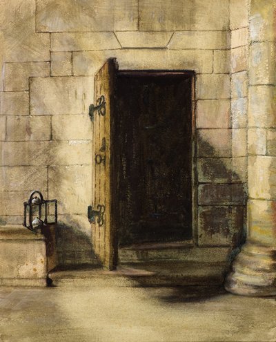 A lépcsőház bejárata, Old Steeple alkotó: William Proudfoot