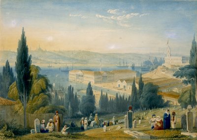 Török haditengerészeti épületek az Aranyszarv-on alkotó: William Purser