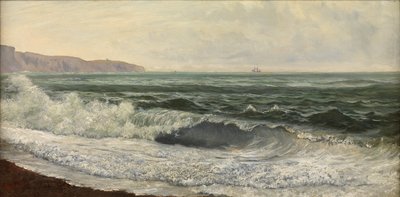 Rossz időjárás, West Bay, Dorset (olaj a panelen) alkotó: William Pye