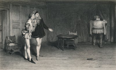 – Henry herceg, Poins és Falstaff. IV. Henrik király – Első rész”, 1870 alkotó: William Quiller Orchardson