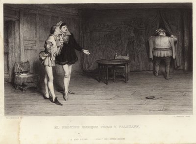 Henrik herceg és Falstaff alkotó: William Quiller Orchardson