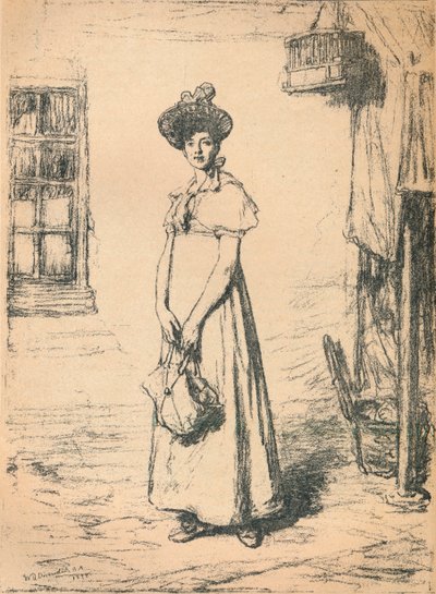 The Young Housewife Study, 1878. alkotó: William Quiller Orchardson