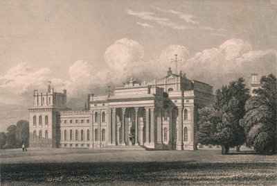 Blenheim, South East View, Oxfordshire, 1831. alkotó: William Radclyffe
