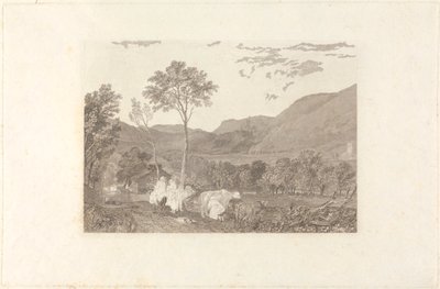 Hornby kastély a Tatham templomból alkotó: William Radclyffe