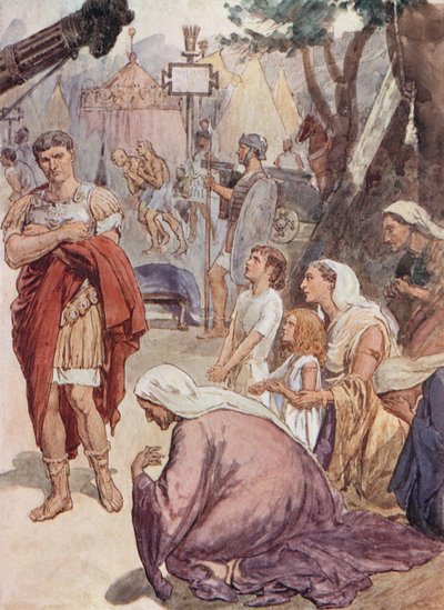 Coriolanus és a római matrónák alkotó: William Rainey