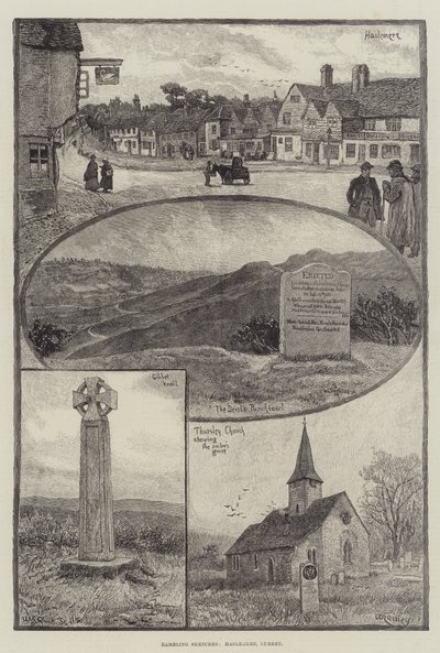 Vándorló vázlatok, Haslemere, Surrey alkotó: William Rainey