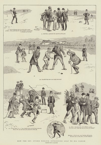 Hogyan mutatta be Stymie Niblock tiszteletes a golfot plébániájának alkotó: William Ralston