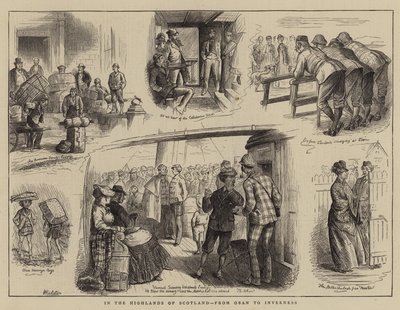 Skócia Felföldjén, Albantól Invernessig alkotó: William Ralston