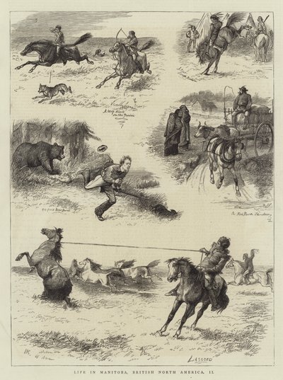 Élet a brit észak-amerikai Manitobában, II alkotó: William Ralston