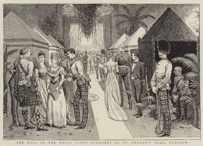 A Royal Scots Fusiliers bálja a glasgow-i St Andrew