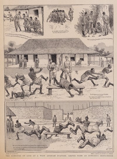 Az élet humora egy nyugat-afrikai állomáson, levelek egy tiszt vázlatfüzetéből alkotó: William Ralston