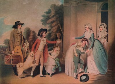 Dulce Domum avagy a visszatérés az iskolából, 1790, 1919 alkotó: William Redmore Bigg