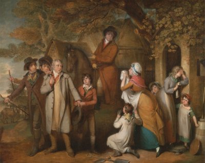 A súlyos intéző, vagy szerencsétlen bérlő alkotó: William Redmore Bigg