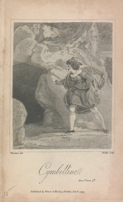 Cymbeline, II. felvonás, Sc. 7 alkotó: William Ridley