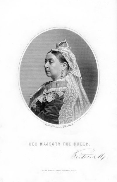 Viktória királynő, Nagy-Britannia és Írország Egyesült Királyságának királynője, 1899. alkotó: William Roffe