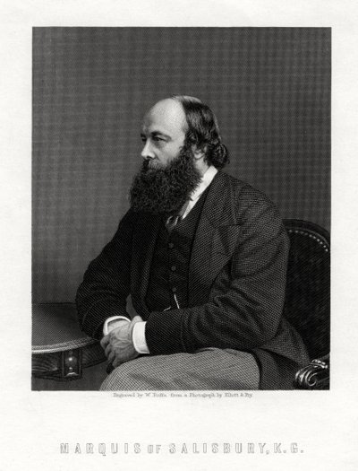 Robert Arthur Talbot Gascoyne-Cecil, Salisbury 3. márkija, brit államférfi, XIX. alkotó: William Roffe