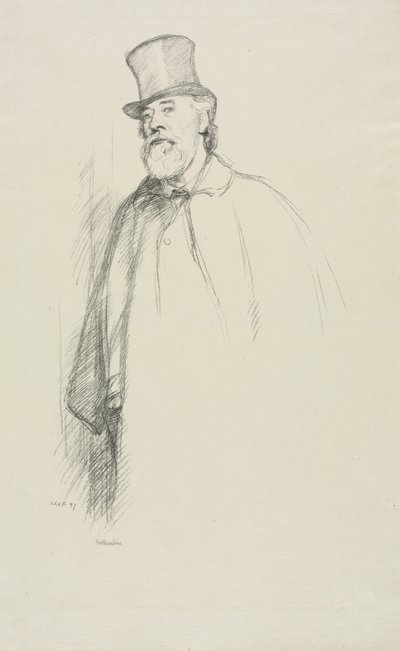 Alphonse Legros alkotó: William Rothenstein