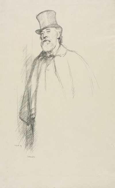Alphonse Legros, 1897. alkotó: William Rothenstein