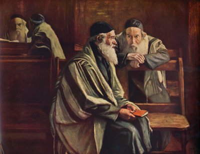 Zsidó zsinagóga, Spitalfields, 1935 alkotó: William Rothenstein