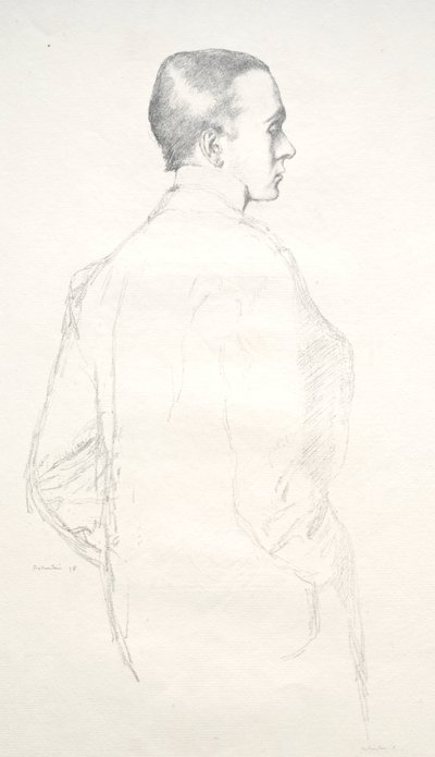 Max Beerbohm, 1898. alkotó: William Rothenstein