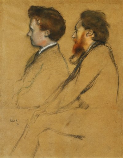 Charles Ricketts és Charles Hazlewood Shannon alkotó: William Rothenstein