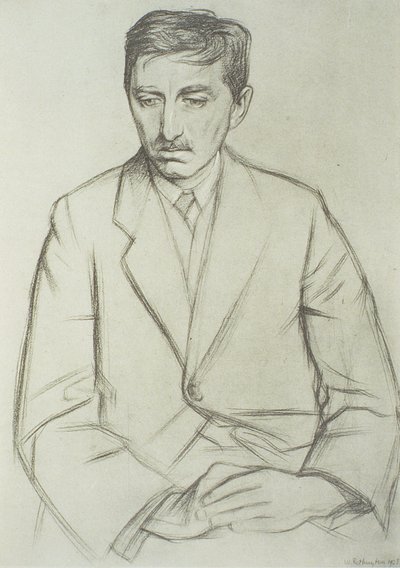 E. M. Forster portréja (1879-1970) alkotó: William Rothenstein