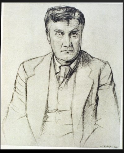 Ralph Vaughan Williams (1872-1958) portréja alkotó: William Rothenstein