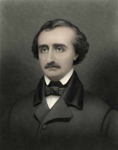 Edgar Allan Poe (1809-1849) amerikai író portréja. alkotó: William Sartain