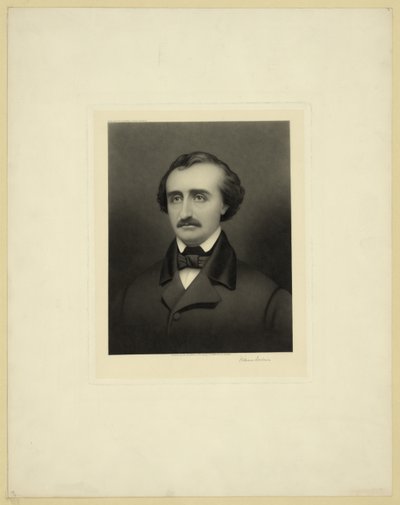 Portré OP Edgar Allan Poe 1-5, Q5 alkotó: William Sartain
