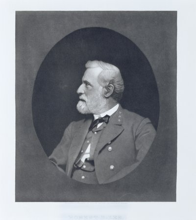 Robert E. Lee, c. 1868 (mezzotinta) alkotó: William Sartain