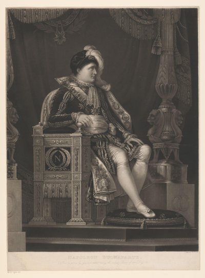 Napoleon Bonaparte portréja Napoleon Buonaparte (cím a tárgyon) alkotó: William Say