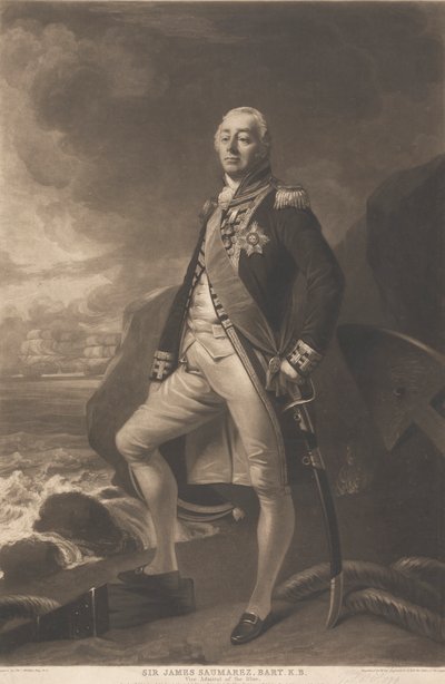 Sir James Saumarez, de Saumarez 1. báró alkotó: William Say