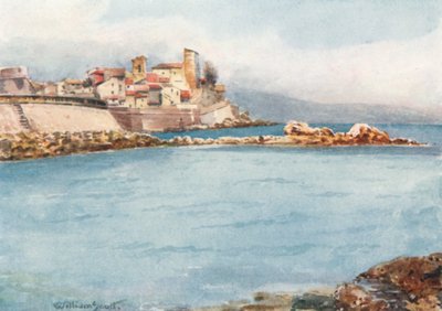 Antibes nyugatról (színes litográfia) alkotó: William Scott