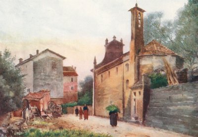 Camporosso bejárata, kelet (színes litográfia) alkotó: William Scott