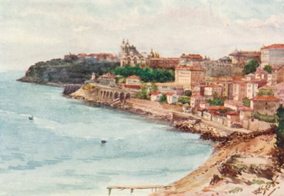 Monte Carlo keletről (színes litográfia) alkotó: William Scott