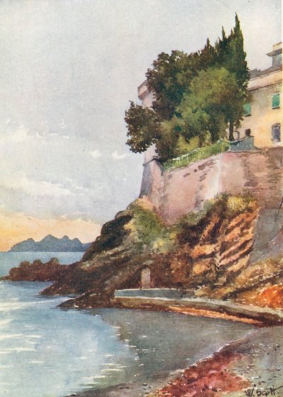 Zoagli (színes litográfia) alkotó: William Scott