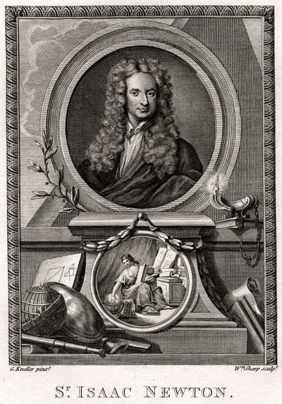 Sir Isaac Newton, 1774 alkotó: William Sharp