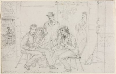 Egy dallam elkapása, valószínűleg 1867. alkotó: William Sidney Mount