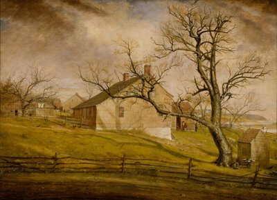 Long Island-i parasztházak, 1862-63. alkotó: William Sidney Mount