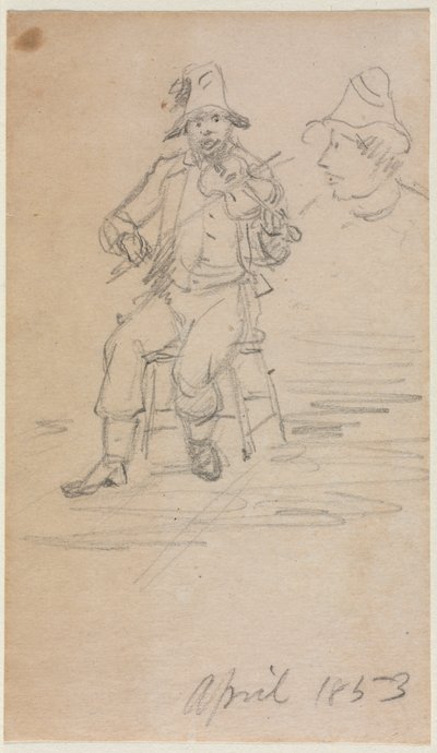 A hegedűs koldus alkotó: William Sidney Mount
