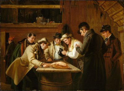 A sorsolás (Sorsolás a libáért) alkotó: William Sidney Mount