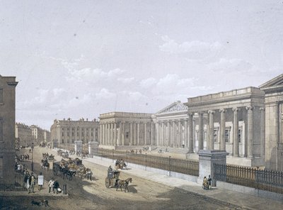 British Museum, Holborn, London, 1852 alkotó: William Simpson