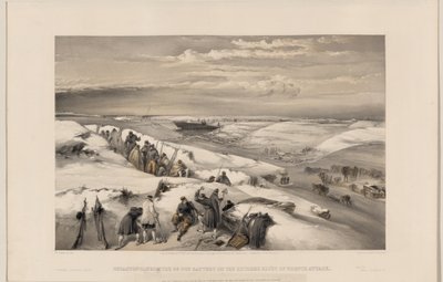 Szevasztopol a 26 ágyús ütegből, 1855 alkotó: William Crimea Simpson