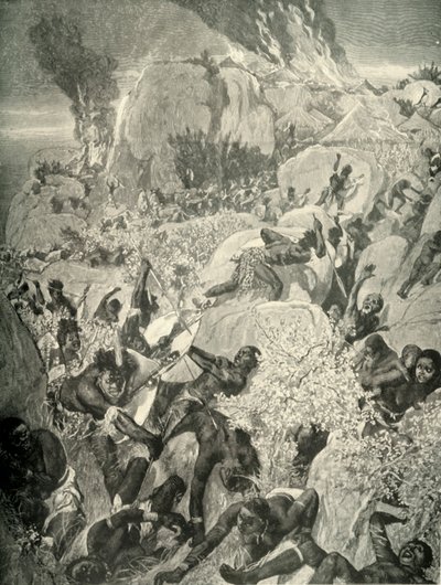 „A Matabele Raid in Mashonaland”, 1900. alkotó: William Small