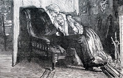 Egy idős házaspár. Szerző: William Small (1843-1929) angol illusztrátor. 1880 (metszet) alkotó: William Small