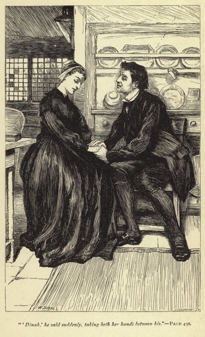 Dinah - mondta hirtelen, és mindkét kezét a sajátja közé fogta. alkotó: William Small