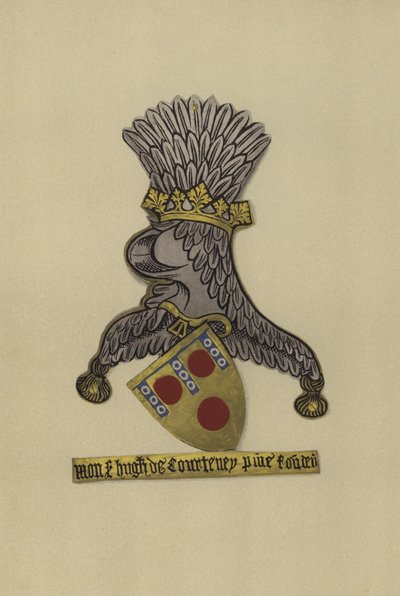 Sir Hugh Courtenay, 1348-1349 (chromolitho) alkotó: William St John Hope