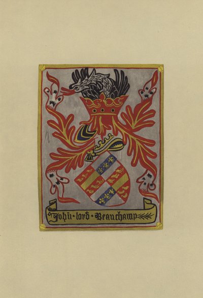 Sir John Beauchamp, Lord Beauchamp of Powyk, 1445-1475 (chromolitho) alkotó: William St John Hope