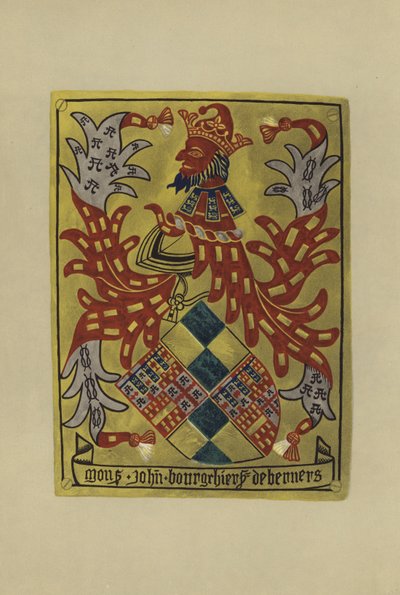 Sir John Bourchier, lord Berners, 1459-1474 (chromolitho) alkotó: William St John Hope