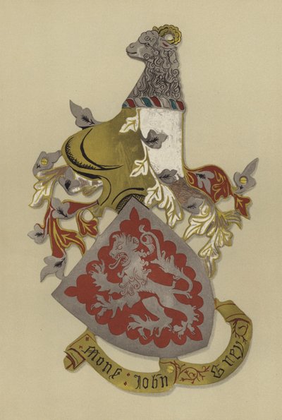 Sir John Grey, Tankerville grófja, 1419-1421 (chromolitho) alkotó: William St John Hope